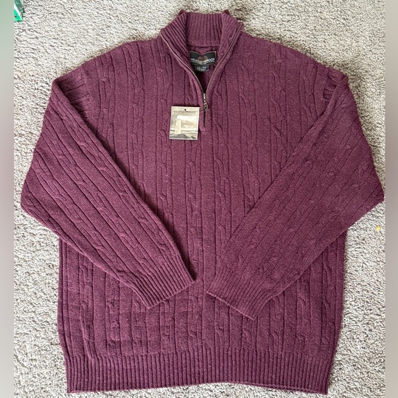 Weatherproof Other - Men's Quarter Zip Knit Sweater